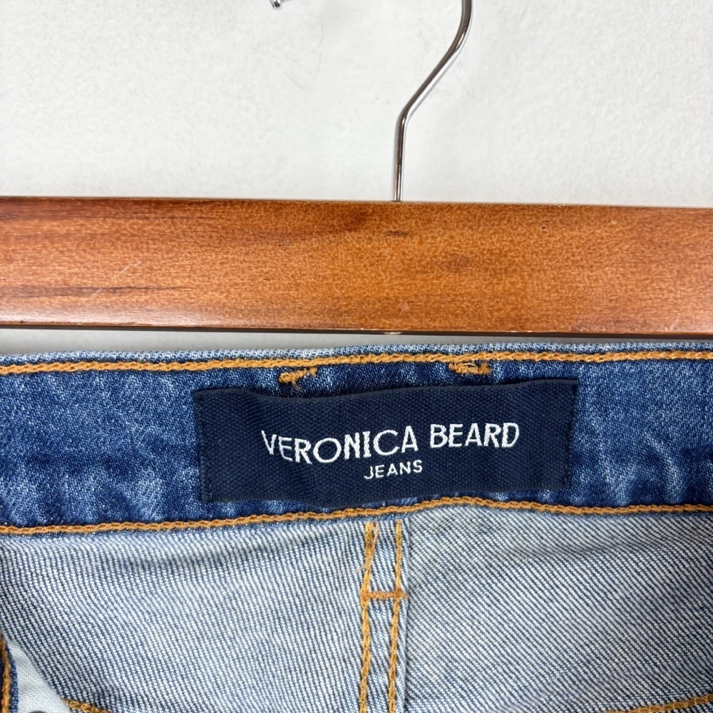 Veronica Beard Carson Thriller Ankle Flare Jean Sz 25 - Picture 8 of 12